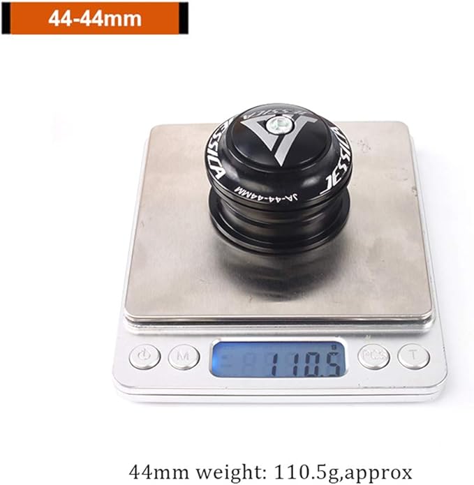Photo 1 of JESSICA 34/44/44-55/44-56mm 1-1/8 Threadless Double Sealed MTB Bearings Lightweight Headset, fit Mountain Bike Road Bicycle Straight Tapered Tube Frame Fork Star Nut Top Cap