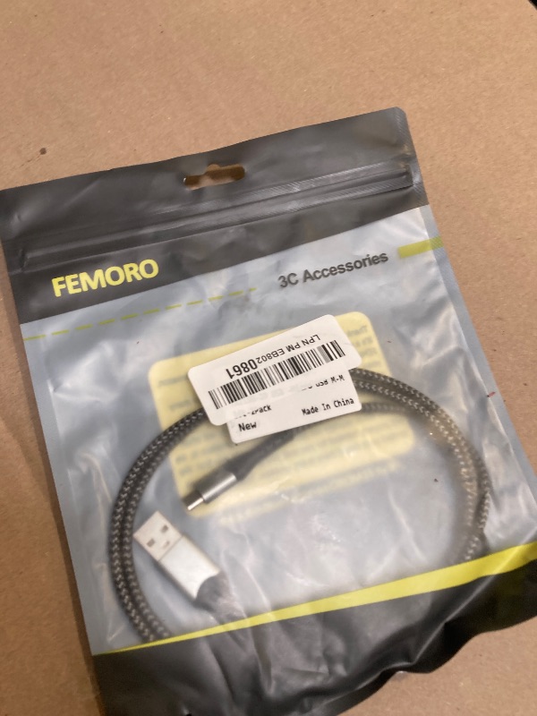 Photo 1 of FEMORO Micro USB Cable 3Ft , USB A to Micro USB 2.0 480Mbps Data Transfer & 12W Charging Cord for MicroUSB Old Android Phones Kindle Tablet MP3 PS4 and More