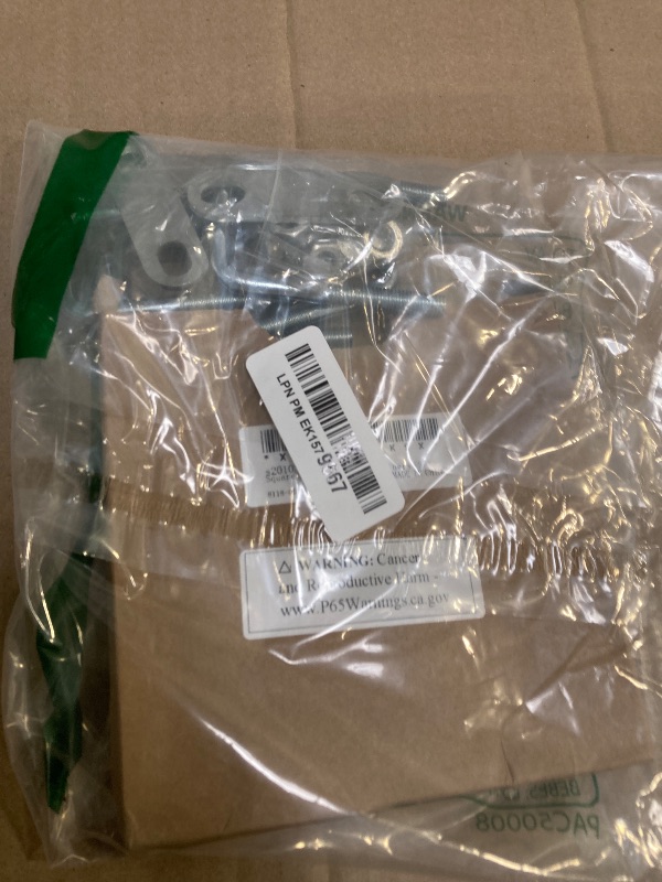 Photo 1 of uxcell Square U-Bolts 1-3/8"(35mm) Inner Width 80mm Length Carbon Steel M8 with Nuts, Plate, Washers 4 Set