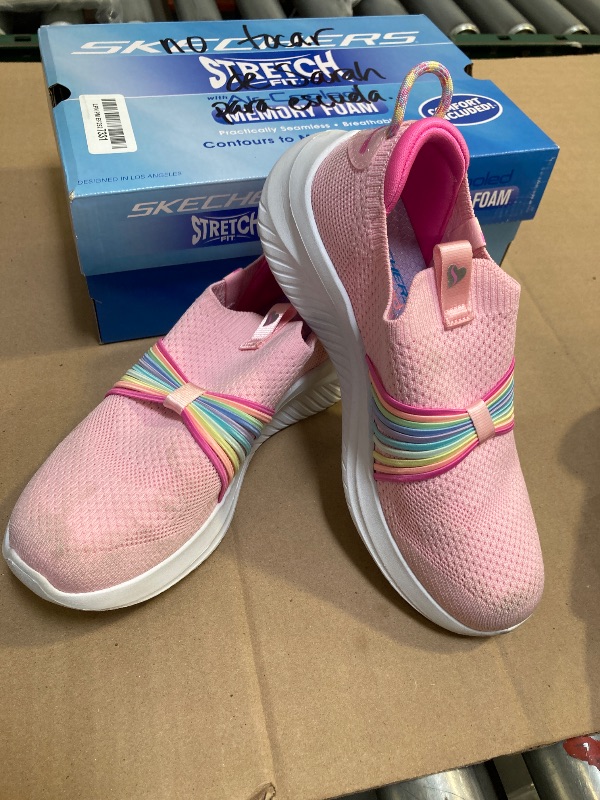 Photo 1 of Size 3.5--Skechers Girls Ultra Flex 3.0 Sneaker, Pink/Multi, 3.5 Big Kid