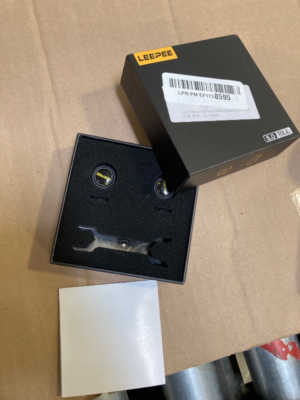 Photo 1 of leepee Motorcycle Tire Pressure Monitoring System, Tire Pressure and Temperature Alarm, Wireless Motorcycle TPMS with 2 External Sensors, Support iOS and Android, Valves for Vehicle Tires