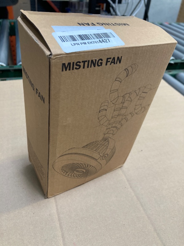 Photo 1 of 4000mAh Portable Stroller Fan with Mist, Rechargeable Mister Fan with Water Spray, 270°Pivoting, Flexible Tripod Clip on Mist Cooling Fans for Disney Travel Beach Outdoor Car Seat Treadmill Golf Cart