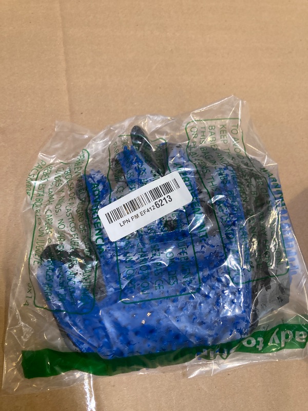 Photo 1 of Upgrade Efficient Pet Hair Remover Gloves - Gentle Shedding Brushes for Dogs, Cats & Horses with Long and Short Hair - 1 Pair (Blue)