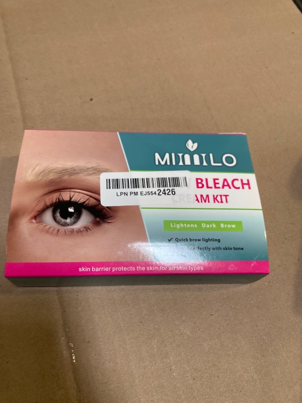 Photo 1 of Brow Bleach Kit, Eyebrow Bleach, Brow Lightening Kit, Eyebrow Lightener, Brow Lightening, Gentle & Effective, Works for All Brow Types, Creates You a Lighter & Natural Brow Color, 5 Applications