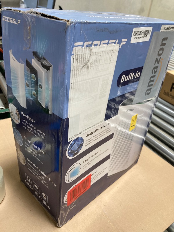Photo 1 of Powerful Air Purifiers for Home Large Room Up to 1400 Ft² with Air Quality Monitor 20dB Sleep Mode, Air Purifier for Bedroom Office Living Room for Pets, Dust Smoke PoIIen Dander Smell HAP602