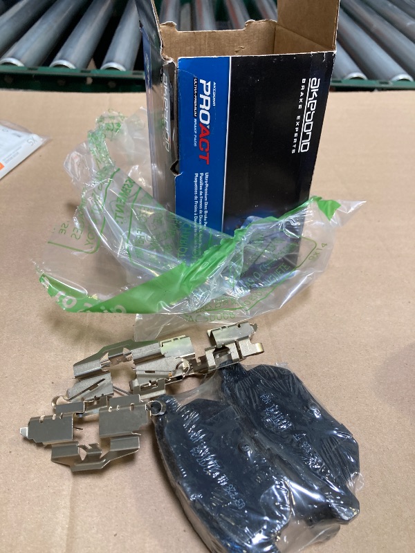 Photo 1 of Akebono Ultra-Premium Ceramic Rear Disc Brake Pads, GREY