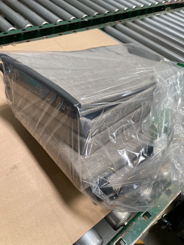 Photo 1 of Zerbuger Dog Stairs with Storage 18" H, 3-Step Wider Dog Steps for Large/Medium/Small Older Dogs Cats, Folding Sturdy Pet Stairs Climbing Bed or Couch, Ramp for Car Up to 200 lbs (Gray, No Condo)