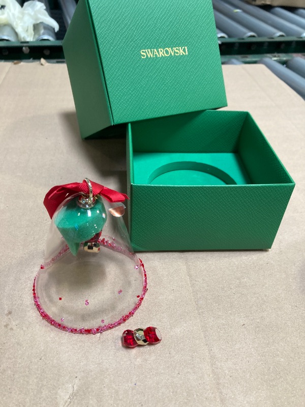 Photo 1 of Swarovski Holiday Cheers Dulcis Bell Ornament, Red