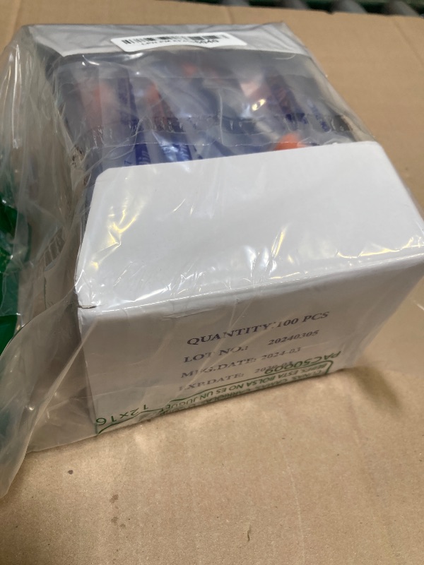 Photo 1 of 100 Pack 1/2 ml/cc 31Ga Lab Supplies, Individually Package