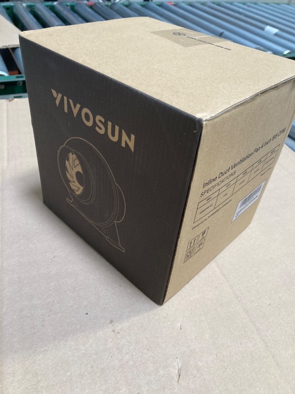 Photo 1 of VIVOSUN D4 4 Inch 195 CFM Inline Duct Ventilation Fan HVAC Vent Blower for Hydroponics Grow Tent