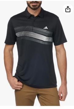Photo 1 of adidas Men's Core Chest Stripe Polo Shirt-2XL