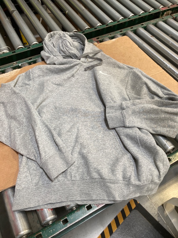 Photo 1 of Nike Sportswear Club Men's Fleece Hoodie, Dark Grey, MEDIUM