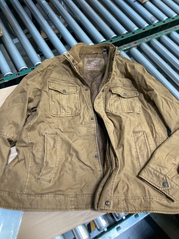 Photo 1 of Size XL--Levi's Mens Washed Cotton Military Jacket 