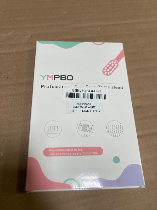Photo 1 of YMPBO 10 Pack Toothbrush Replacement Heads Compatible with 7AM2M AM100/AM105/AM111 Electric Toothbrush, Soft Brush Bristles, White