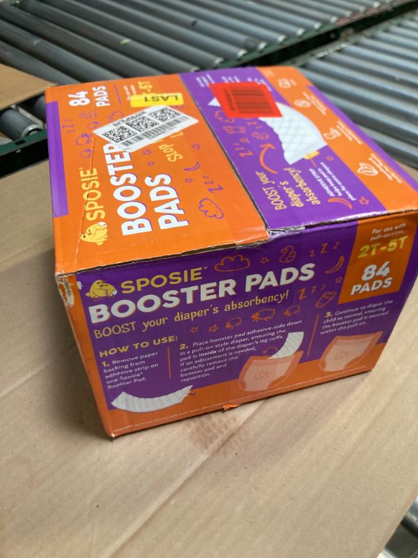 Photo 1 of Sposie Diaper Booster Pads, Stop Leaks in Overnight Diapers, Nighttime Diapers, Baby Diapers, and Disposable Toddler Training Underwear Girls and Boys, Adhesive Diaper Pad, Size 5 Diapers and up