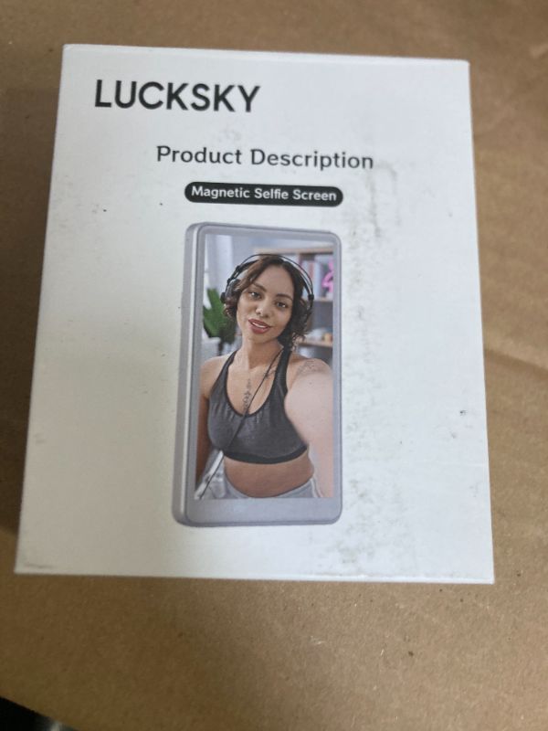 Photo 1 of Phone Vlog Selfie Monitor Screen, 4K 30fps Recording, Wireless Screen Mirroring Connection, with Magnetic Fixation & Remote Control, 180° Rotation, 3 Levels of Brightness, Compatible with iPhone