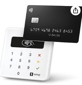 Photo 1 of SumUp Plus Card Reader, Bluetooth - NFC RFID Credit Card Reader for Smartphone