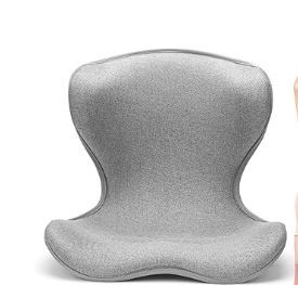 Photo 1 of Ergonomic Lumbar Support Cushion for Office Chair,Back Support for Car Seat,Home Chair, Floor and Bed, Meditation Chair,Lower Back Pain Relief,Posture Corrector for Improve Posture.(Gray)
