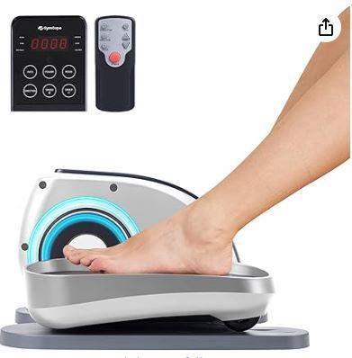 Photo 1 of Under Desk Elliptical Machine, Seated Ellipse Leg Exerciser As Seen on TV, Portable Electric Pedal Exerciser for Seniors While Sitting with Remote Control, 10 Adjustable Speeds