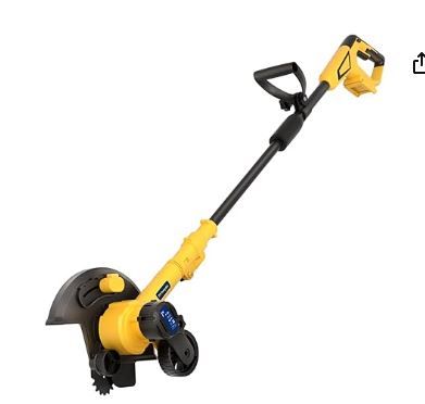 Photo 1 of Cordless Edger Lawn Tool Compatible with Dewalt 20V Max Battery, Electric Battery-Powered Edger/Trencher (Tool ONLY) 9’’Blade, 3 Position Adjustable Depth for Landscaping, Driveways, Borders