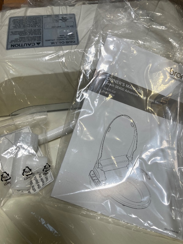 Photo 1 of Brondell SE400-EW Swash SE400 Electric Bidet Toilet Seat With Heated Seat, Oscillating Stainless Steel Nozzle, Warm Air Dryer, Night Light, Gentle Close Lid, White Side Arm Control, Elongated