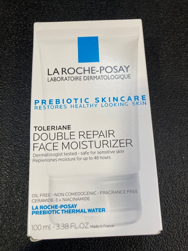 Photo 1 of La Roche Posay Toleriane Double Repair Face Moisturizer, Daily Moisturizer Face Cream with Ceramide and Niacinamide for All Skin Types, Oil Free, Fragrance Free