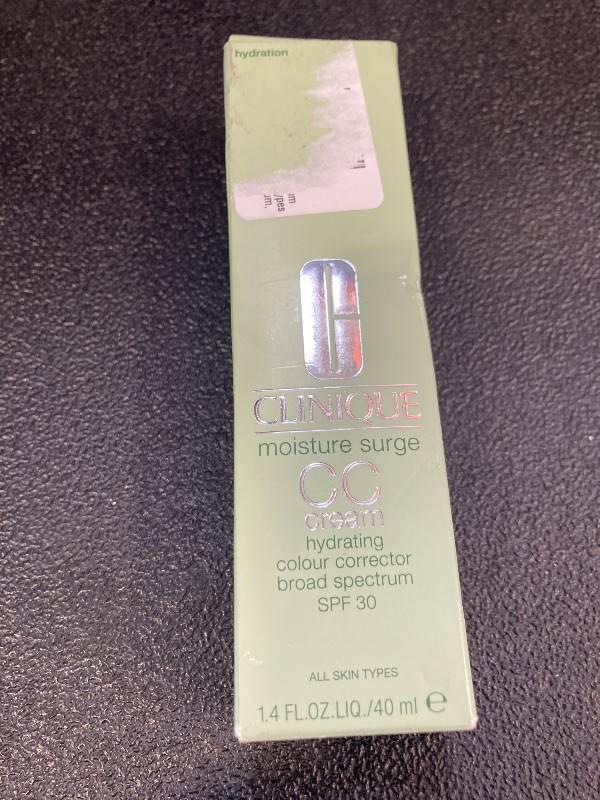 Photo 1 of Clinique Moisture Surge Daily CC Cream Hydrating Colour Corrector Broad Spectrum SPF 30 Tinted Moisturizer For All Skin Types | Medium Coverage, Natural Finish, Light Medium, 1.35 Fl Oz