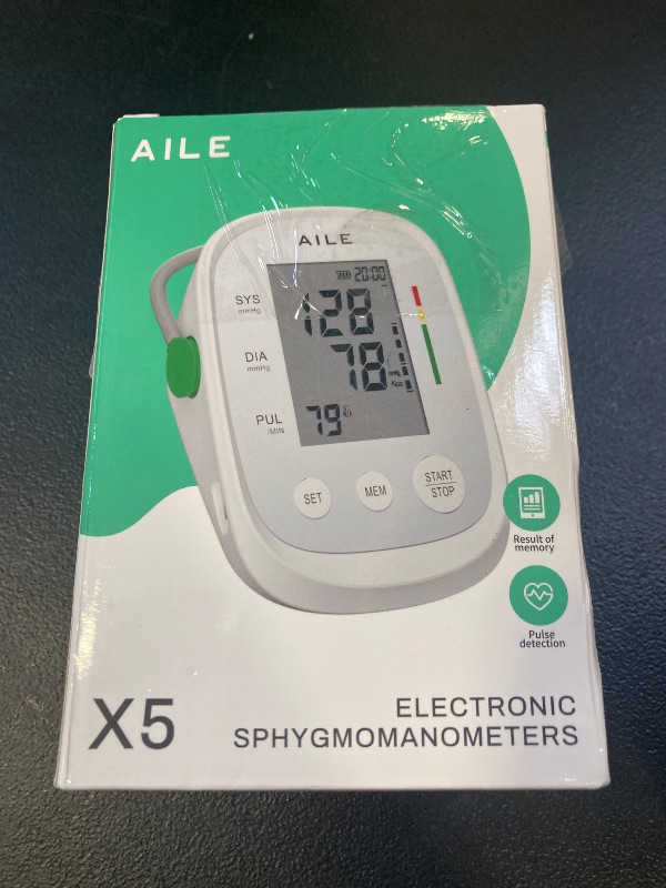 Photo 1 of Blood Pressure Monitor, AILE Blood Pressure Machine Upper Arm Large Cuff(8.7"-16.5"), High Automatic Blood Pressure Monitors Cuff for Home Use, (BP) Manual Arm Blood Pressure Monitors, 2 * 99 Memory