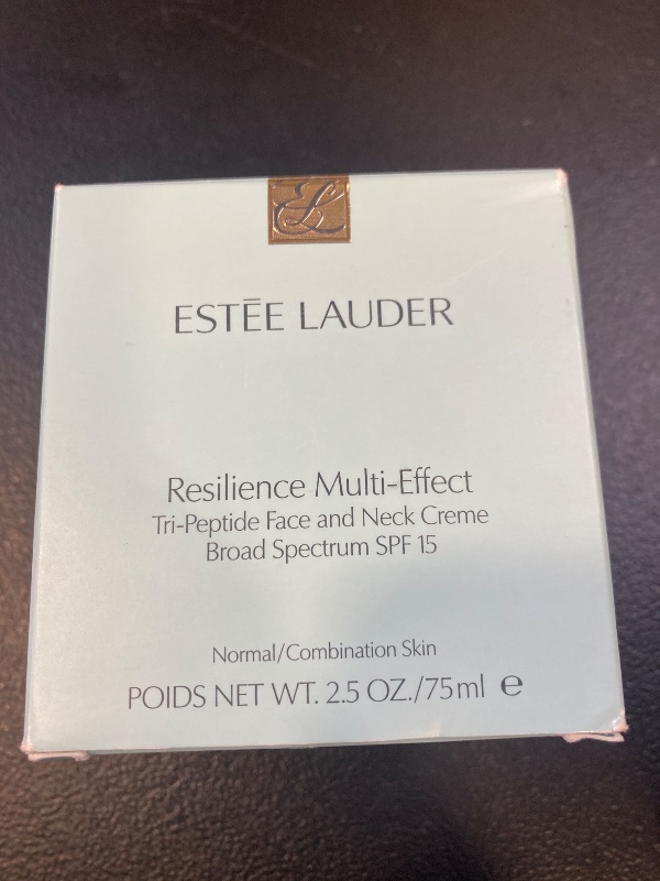 Photo 1 of Estée Lauder Resilience Multi-Effect Tri-Peptide Face and Neck Cream Moisturizer SPF 15 for Normal/Combination Skin | Plumping & Anti-Aging, 2.5 Ounce