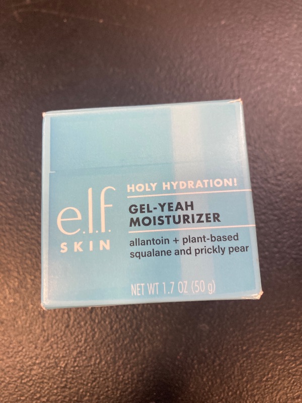 Photo 1 of e.l.f. SKIN Holy Hydration! Gel-Yeah Moisturizer, Lightweight Moisturizer For Plump, Hydrated Skin, Infused With Squalane, Vegan & Cruelty-free