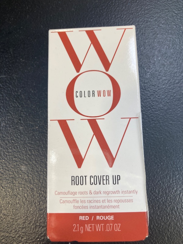 Photo 1 of COLOR WOW Root Cover Up, Red – Instant Grey Coverage and Temporary Touch-Up, Water and Sweat Resistant, No mess Award-Winning Formula