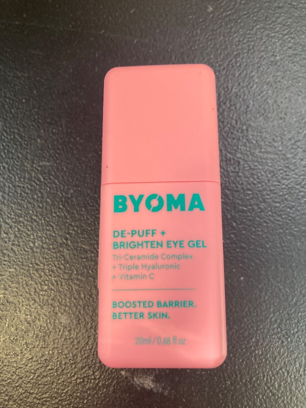 Photo 1 of Byoma De- + Brighten Eye Gel - Lightweight Gel Eye Cream for Dark Circles, Puffiness & Wrinkles - Under Eye Cream With Hyaluronic Acid & Vitamin C - Barrier Repair Skincare - 0.68 fl. oz