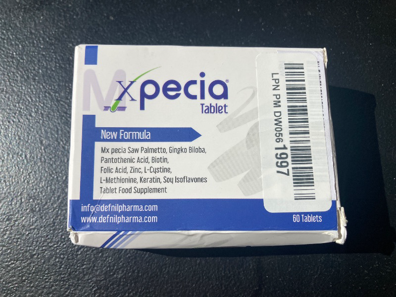 Photo 1 of XPECIA FOR MEN ANTI HAIR LOSS DHT BLOCKER NEW HAIR GROWTH FORMULA 60 TABLETS