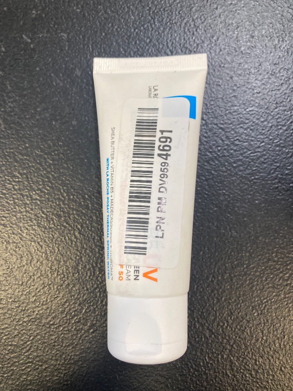 Photo 1 of La Roche Posay Cicaplast Balm B5 UV SPF 50, Vitamin B5 + Shea Butter + Tribioma + Madecassoside + Zinc Oxide Sunscreen, Post Treatment Skin Protectant With SPF, Multi-Purpose Cream For Dry Skin