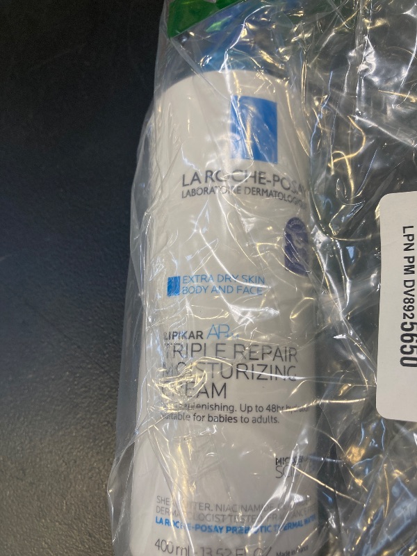 Photo 1 of La Roche-Posay Lipikar AP+ Triple Repair Moisturizing Cream, Face & Body Lotion For Dry Skin, Shea Butter & Niacinamide Moisturizer, Gentle Face & Body Cream For Dry, Rough & Sensitive Skin