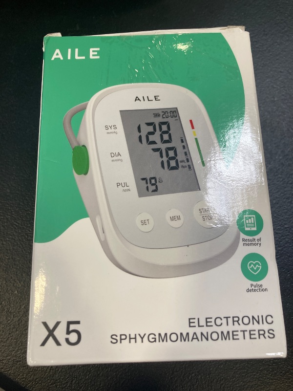 Photo 1 of Blood Pressure Monitor, AILE Blood Pressure Machine Upper Arm Large Cuff(8.7"-16.5"), High Automatic Blood Pressure Monitors Cuff for Home Use, (BP) Manual Arm Blood Pressure Monitors, 2 * 99 Memory
