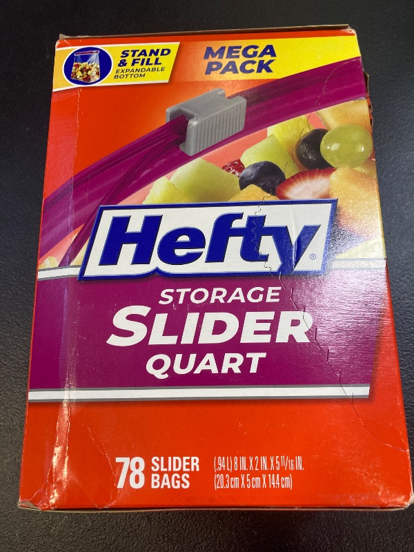 Photo 1 of Hefty Slider Kitchen Storage Bags