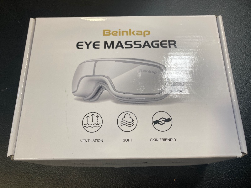 Photo 1 of Beinkap Eye Massager with Heat, New Year Birthday Gifts, Women Men Eye Strain Relief, Improve Sleep