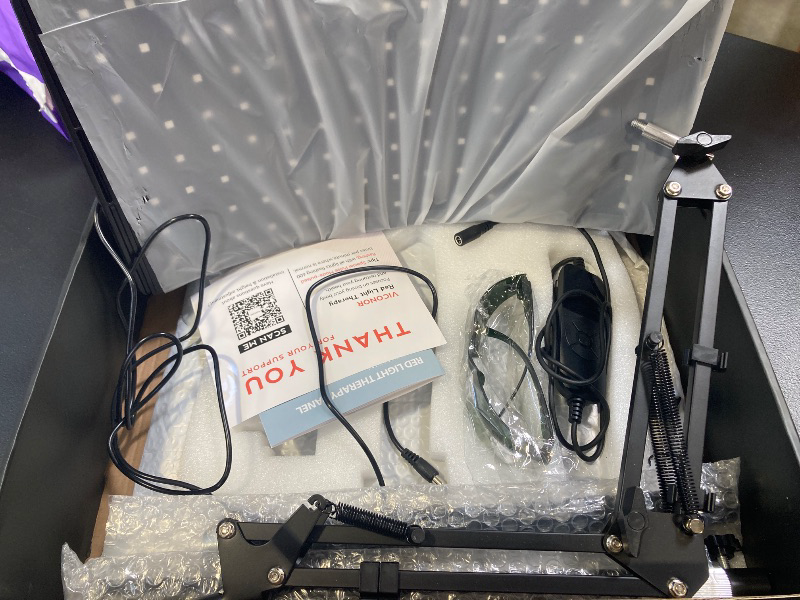 Photo 1 of Red Light Therapy for Face and Body, Red Infrared Light Therapy Lamp with Stand Led 660nm Red Light-Therapy& 850nm Infrared Light Device for Body