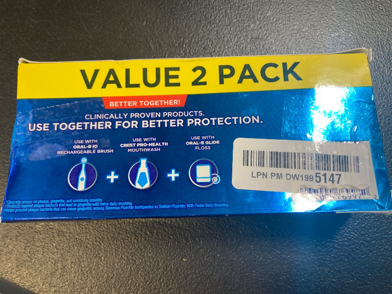 Photo 1 of Crest Pro-Health Advanced Deep Clean Mint Toothpaste, 2 Count (Pack of 1)