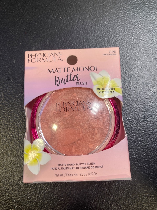 Photo 1 of Physicians Formula Matte Monoi Butter Blush Makeup Powder, Mauvy Mattes, Dermatologist Tested