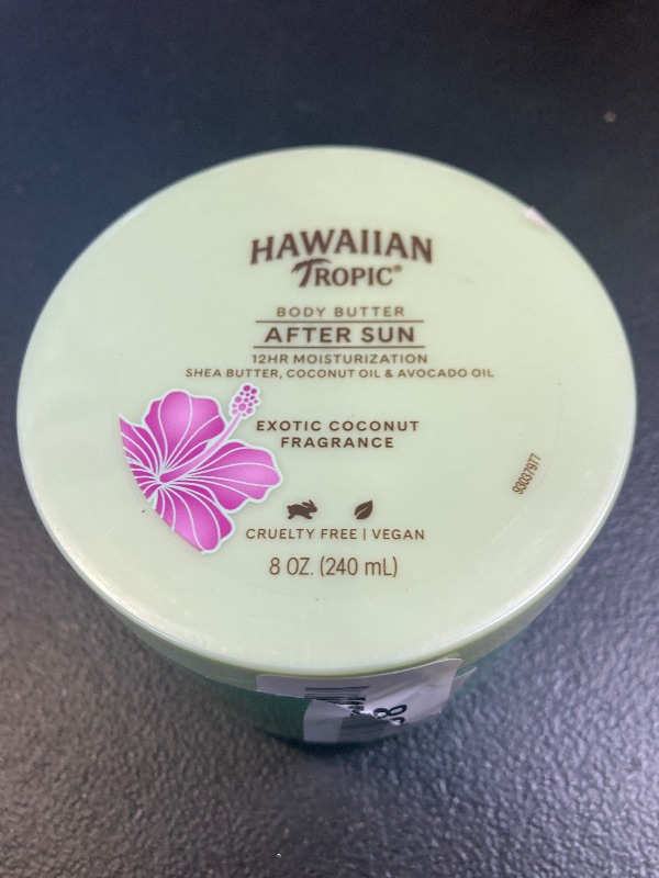 Photo 1 of Hawaiian Tropic After Sun Body Butter with Coconut Oil, 8oz | Hawaiian Tropic After Sun Lotion, Beach Essentials, Summer Vacation Essentials, Tan Extender Lotion, Coconut Body Butter, 8oz