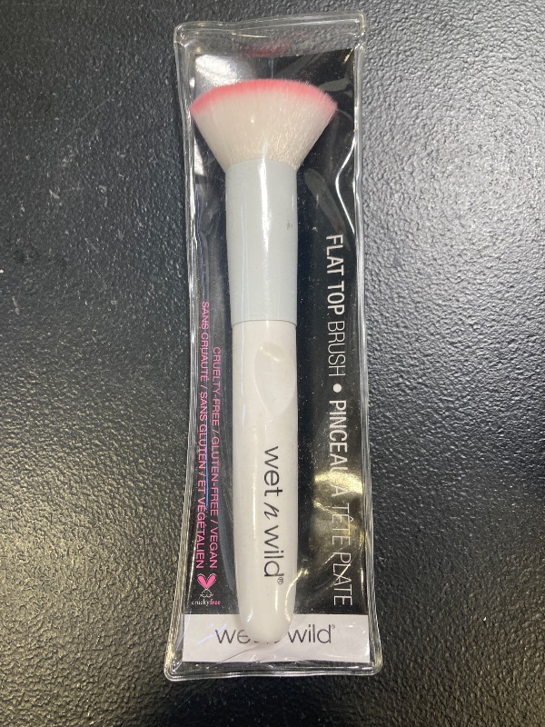 Photo 1 of wet n wild Kabuki Brush, Flat Top for All Formulas, Densely-Packed Synthetic Bristles, Ergonomic Handle for Comfortable Control