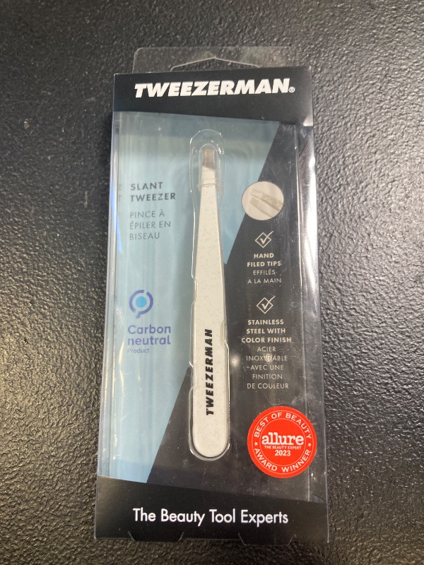 Photo 1 of Tweezerman Exclusive Moon Dust Slant Tweezer - Hair Removal Tweezers, Stainless Steel