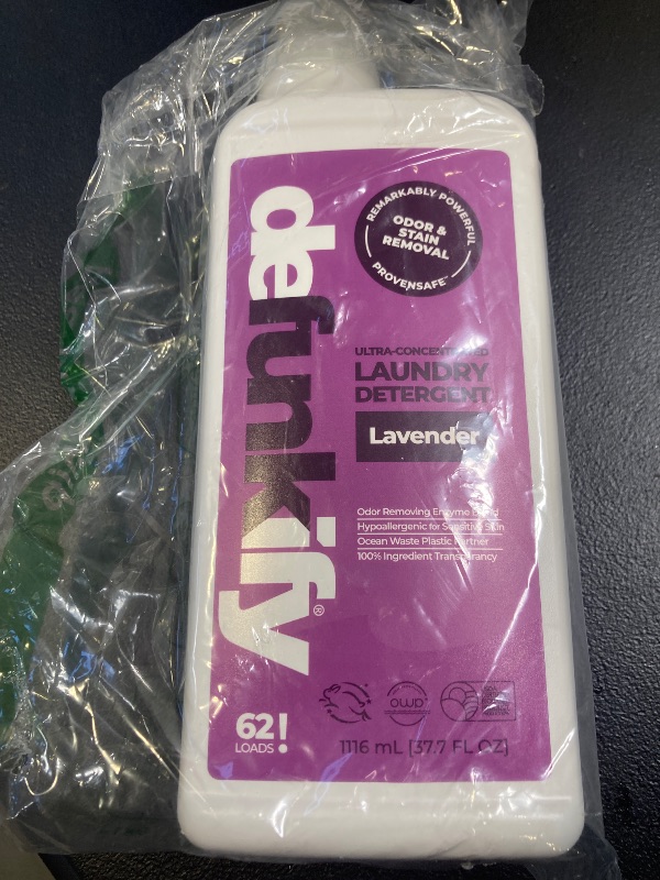 Photo 1 of Defunkify Lavender Liquid Laundry Detergent, 37.7 FZ