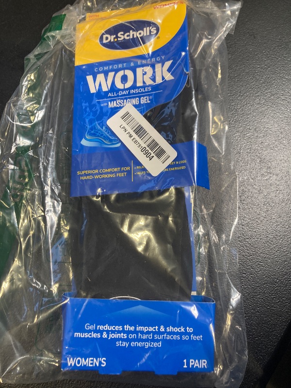 Photo 1 of Work All-Day Superior Comfort Insoles (with) Massaging Gel, Women, 1 Pair, Trim to Fit