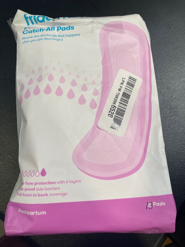 Photo 1 of Frida Mom Postpartum Pads, Leak Proof Feminine Care Maxi Pads, 6 Layers of Protection for Maximum Absorbency (18ct)