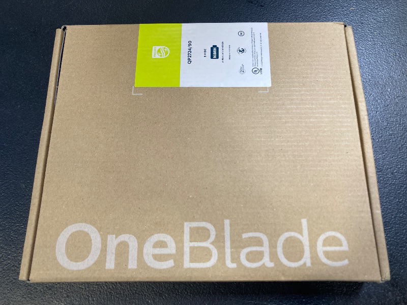 Photo 1 of Philips Norelco OneBlade 360 Hybrid Face, Electric Beard Trimmer and Shaver, with 360 Blade Technology, 1x 360 Blade for Face, 5in1 Adjustable Comb, Model QP2724/90