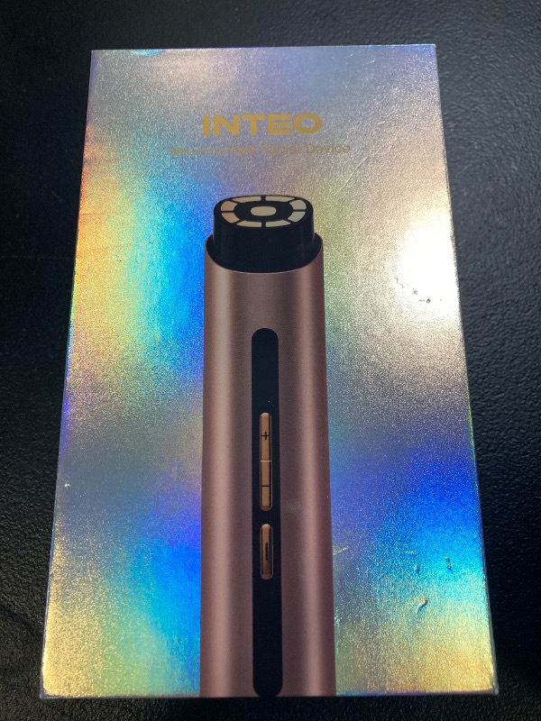 Photo 1 of INTEO Microcurrent Facial Device, 3 Modes Red Light Therapy for Face and Neck, Skin Care Facial Massager Perfect Gifts for Women Men(Gold)