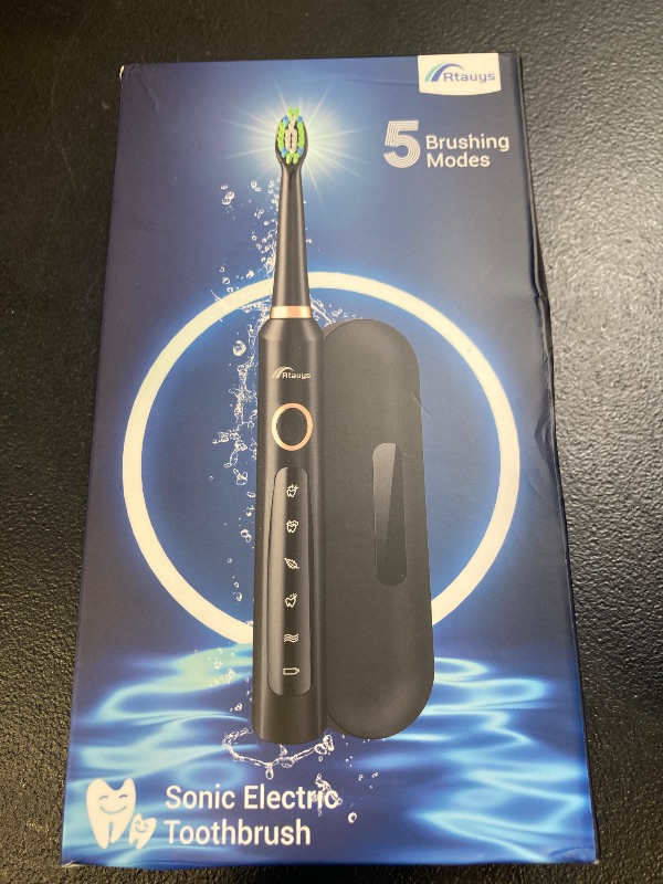 Photo 1 of Rtauys M5 Sonic Electric Toothbrush for Adults and Kids - Rechargeable Electric Toothbrush Kids Ages 12+ and Adults with 8 Brush Heads & Travel Case, 120 Days Battery Life - Pink